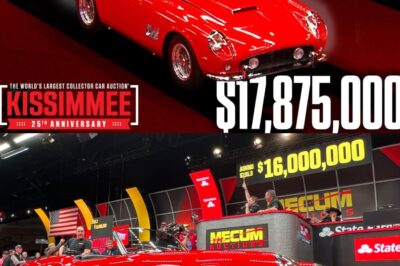 SOLD FOR $17.875 Million 1963 Ferrari 250 GT SWB California Spyder // Mecum Kissimmee 2024