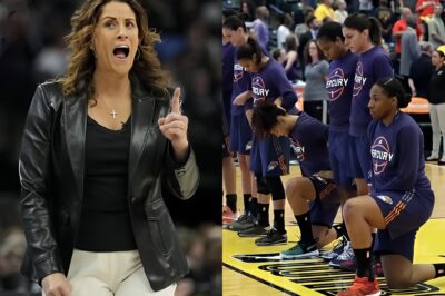 Shockwaves in Sports: Two WNBA Stars Disqualified on the Spot for Kneeling During National Anthem Ceremony.