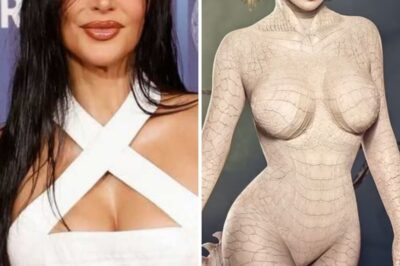 Kim Kardashian debuts bizarre “albino alligator” Halloween costume