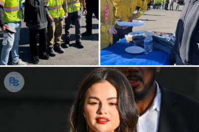 Selena Gomez hands out food to firefighters with Benny Blanco as she is ‘devastated’ by LA fire tragedy