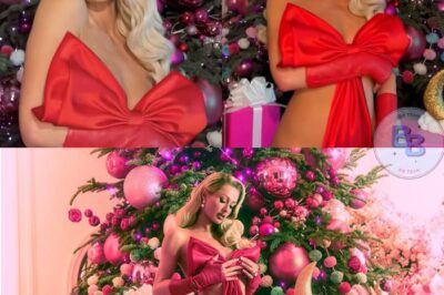 Paris Hilton Sparks Controversy with Bold Christmas Photos