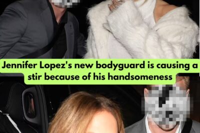 Jennifer Lopez’s new bodyguard is causing a stir because of his handsomeness