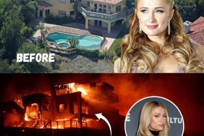 Paris Hilton’s luxurious mansion No.1 in Los Angeles was engulfed in flames: The lavish interior, worth tens of millions of dollars, featured a tennis court and a giant billiard table