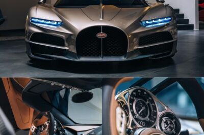 Pure BUGATTI craftsmanship and sophistication, perfectly illuminated like a subtle and rare jewel in its case.