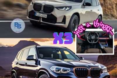 COME BACK: With THIS LOOK, the 2025 BMW X3 is definitely controversial, but the engine is much more powerful!
