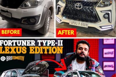 Unbelievable!!(FULL VIDEO) Transformed this TOYOTA into a LEXUS Fortuner…