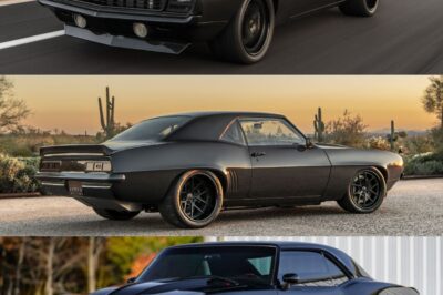 “1969 Chevrolet Camaro Restomod: Classic Legend, Modernized to the Ultimate – Timeless Power and Style!”