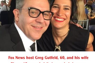 Fox News host Greg Gutfeld, 60, and his wife Elena, 42, revealed their new baby’s name for the first time.