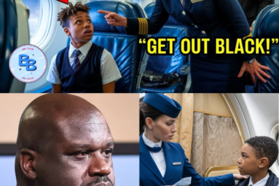 Flight Attendant Denies Black Schoolboy a First-Class Seat, Unaware His Father (Shaquille O’Neal) Owns the Airline: A Profound Lesson in Respect and Accountability.