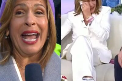 Hoda Kotb breaks down in tears and sobs ‘that’s not fair!’ after surprise from co-hosts on last day ever at Today