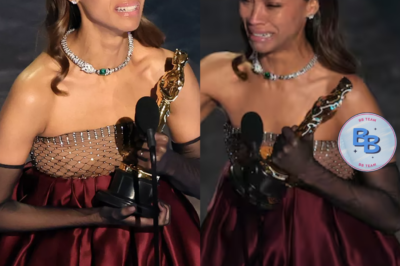 Zoe Saldaña screamed for her mother in tears as she won her first Oscar, delivering a shocking speech.