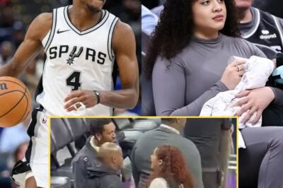 Drama Unfolds Courtside: NBA Star’s Wife Caught in Intense Confrontation with His Ex-Teammate After Blockbuster Trade