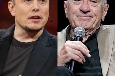 Elon Musk and Robert De Niro have had a public fallout after a live broadcast.!”