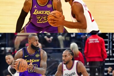 LeBron James Sends a Bold Two-Word Message to Referees After Kawhi Leonard’s Overturned Foul Sparks Controversy in Lakers’ Thrilling Win Over Clippers