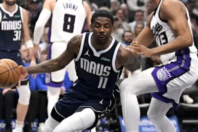 “Kobe Is Definitely Smiling” – Social Media Explodes as Kyrie Irving Heroically Sinks Clutch Free Throws After Gruesome Injury Against Kings!