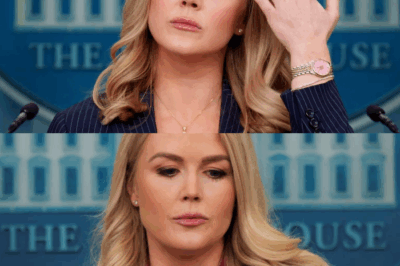 Karoline Leavitt’s Quiet Moment Before Media Storm: Trump Spokeswoman Prays Ahead of Press Confrontation