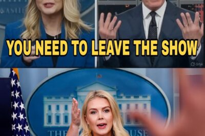 SHOCKING SHOWDOWN: Karoline Leavitt Hijacks Stephen Colbert’s Stage in Fiery Clash—Audience Gasped, Segment Cut Short, and TV History Made!
