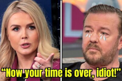 EXCLUSIVE, THIS JUST HAPPENED: Karoline Leavitt DESTROYS Ricky Gervais on Live TV—Fans Left SPEECHLESS by Her Savage Clapback!