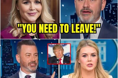 EXCLUSIVE, THIS JUST HAPPENED: Jimmy Kimmel CROSSES the Line and INSULTS Karoline Leavitt—The HUMILIATING Backlash That Left Him Speechless! In an explosive live TV moment, Jimmy Kimmel took things too far when he insulted Karoline Leavitt, and the backlash was nothing short of brutal. What started as a playful exchange quickly turned ugly when Kimmel made a condescending remark that completely crossed the line. Karoline, unshaken and sharp as ever, fired back with a savage response that left Kimmel visibly stunned and the audience in shock. The humiliating turn of events left Kimmel scrambling, and the tension in the room was palpable. What did Karoline say that put Kimmel in his place so thoroughly? This jaw-dropping moment is already going viral, and fans are loving every second of it