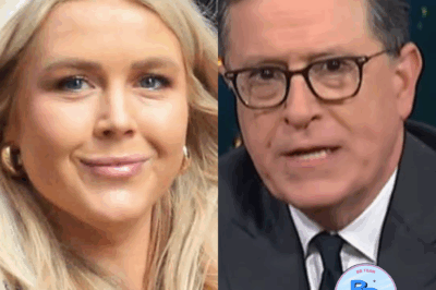 SHOCKING TV SHOWDOWN: Karoline Leavitt Takes Over Stephen Colbert’s Stage in Explosive Confrontation – Audience Left Speechless, Segment Abruptly Cut, and TV History Was Made!