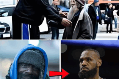 Black Homeless Man asks Lebron James “Can you give me 1$?” Bron response is SHOCKING
