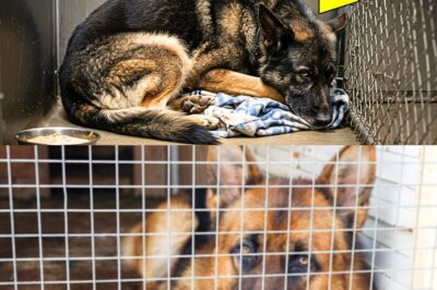 German Shepherd Who Spent Years in a Cage Finally Gets a Family — What Happens Next Will Touch You