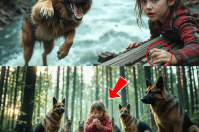 German Shepherd Was Hanging From a Bridge—What Little Girl did Next Left Everyone in Tears!