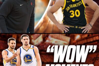 Ime Udoka’s Candid Talk With Steph Curry Unmasks the Rockets’ Secret Plan—Incredible Courtside Moment Shows How Houston Flipped the Script on Warriors, Leaving NBA Fans Stunned and Analysts Racing to Break Down the Tactical Battle That Humiliated Golden State!