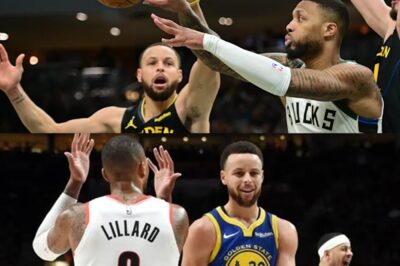 Damian Lillard’s emotional words about Steph Curry are hitting the internet like a tidal wave. It’s not just a statement—it’s a raw, from-the-heart moment that’s striking a chord with fans everywhere and reminding us all that even the fiercest competitors carry deep respect beneath the surface.
