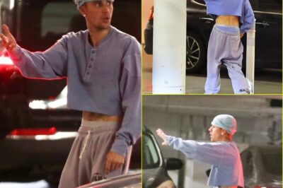 Justin Bieber Spotted in Crop Top & Baggy Sweatpants for Thursday Yoga Session