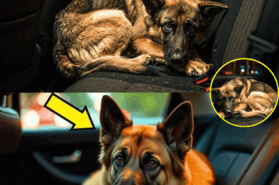 A Homeless German Shepherd Jumps into a Couple’s Car and Refuses to Leave—Then Something Unexpected