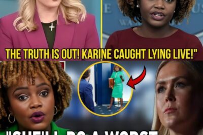 Explosive Clash Sh0cks the Nation: Caroline Leavitt and Karine Jean-Pierre’s Heated Confrontation Spirals Out of Control—Personal Attacks Fly, the Room Erupts in Chaos, and Leavitt Delivers a Stunning Final Blow That Leaves Everyone Speechless!
