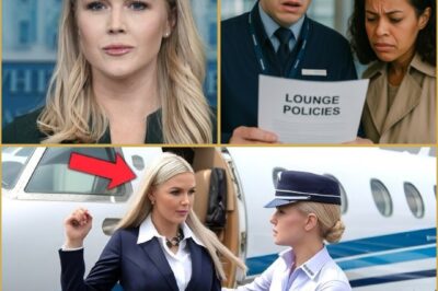 Airport Staff Blo.cks Karoline Leavitt from VIP Lounge—Her Next Move Will Leave You Speechless