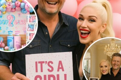 SHOCK: Blake Shelton and Gwen Stefani’s Gender Reveal Party Takes an Unexpected Turn—Are They Really Naming Their Baby After Blake’s Ex-Wife?!