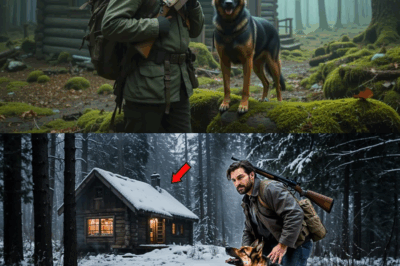 German Shepherd Leads Veteran to a Remote Forest Cabin—What He Finds Inside Is Truly Shocking
