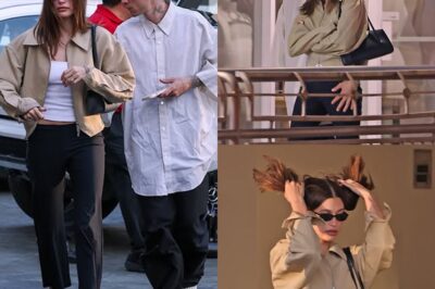 Justin Bieber and Hailey Bieber were spotted out for dinner in West Hollywood.