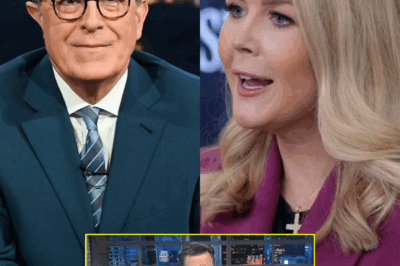 BOMBSHELL EXCLUSIVE: Karoline Leavitt’s SHOCKING Takeover of Stephen Colbert’s Stage – Did She Just Destroy Late-Night TV? The Night the Comedy Show Turned Into a Full-Blown Cultural War