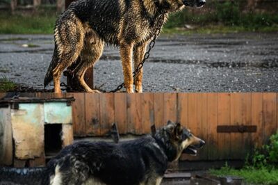 Cop Finds Chained German Shepherd in the Rain — What Happens Next Is Shocking