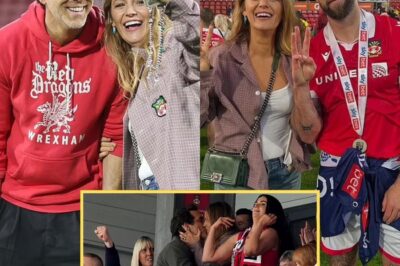 Blake Lively pays gushing tribute to husband Ryan Reynolds and Rob McElhenny after Wrexham score historic promotion to Championship