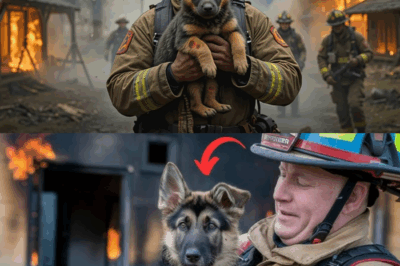 Firefighter Saved a German Shepherd Puppy From a Fire — What the Dog Did Next Shocked Everyone
