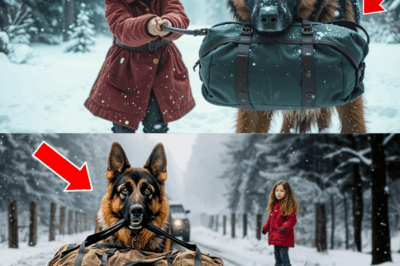 Little Girl Catches A Dog Dragging a Heavy Bag — What’s Inside Leaves Her Speechless