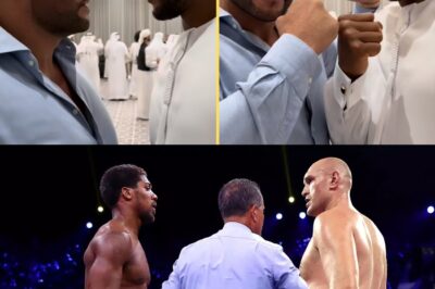 Anthony Joshua faces off with forgotten heavyweight who nearly fought Tyson Fury amid next fight rumours