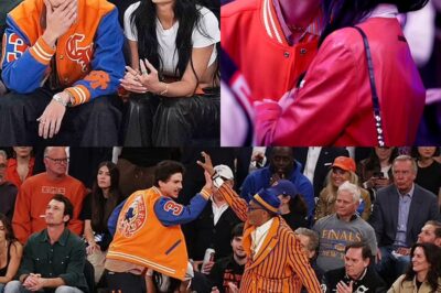 Timothee Chalamet celebrates with Knicks fans after courtside date night with Kylie Jenner for crucial Game 5 win