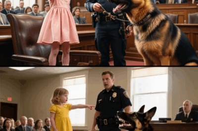 3 Year Old Girl Points at Police Dog in Courtroom, Says Two Words — What Happens Next Is Unthinkable