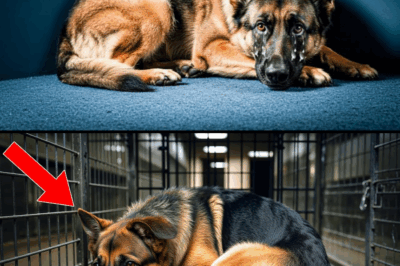 Rescued German Shepherd Cowers in Corner Until the Right Person Arrives—Then Something Incredible…