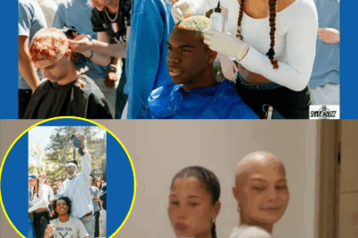 Shock and Inspiration: Michael Strahan’s Daughter Shaves Her Head to Support Cancer Fundraiser as Sister Fights for Life with Brain Tumor—Hollywood Rallies Behind Family, But Insiders Whisper Devastating News That Could Spell Tragedy or Triumph for Strahan’s Resilient Daughters!