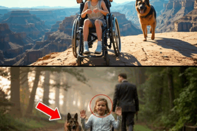 Rich Man Pushes His Wheelchair-Bound Little Girl Off The Cliff, But The Dog Saw Everything And…