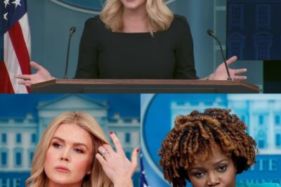 Intense Showdown: Caroline Levit and Karine Jean-Pierre’s Confrontation Escalates into a Personal Clash—The Room ERUPTS as Levit Delivers the Final Strike!