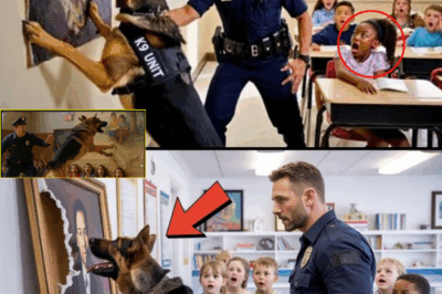 K9 Dog Rips School Painting – What He Uncovered Behind It Changed Everything Forever!