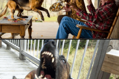 German Shepherd Ruins the Old Man’s Meal — But the Truth Makes Him Hug the Dog in Tears